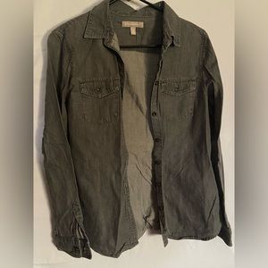 Banana Republic gray button down